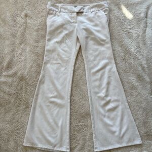 Poetry Kids White Flared Casual Trousers
